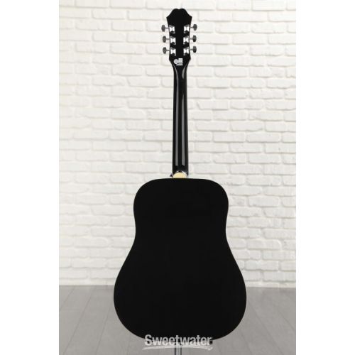  Epiphone DR-100 Dreadnought Acoustic Guitar - Ebony