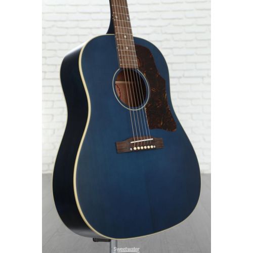  Epiphone J-45 Acoustic Guitar - Aged Viper Blue, Sweetwater Exclusive