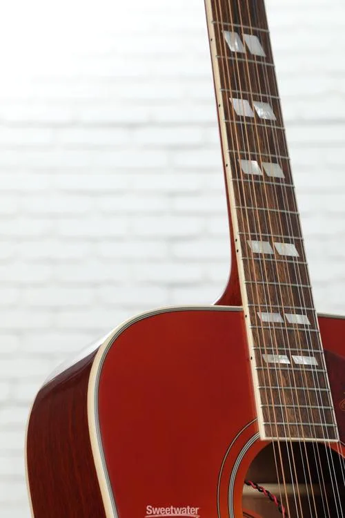  Epiphone Hummingbird 12-string Acoustic-electric Guitar - Aged Cherry Sunburst Gloss Demo