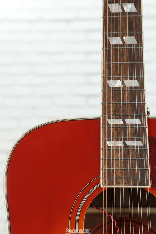  Epiphone Hummingbird 12-string Acoustic-electric Guitar - Aged Cherry Sunburst Gloss Demo