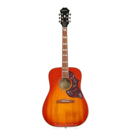  Epiphone Hummingbird Studio Acoustic-Electric Guitar - Faded Cherry Sunburst