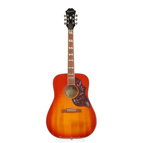  Epiphone Hummingbird Studio Acoustic-Electric Guitar - Faded Cherry Sunburst