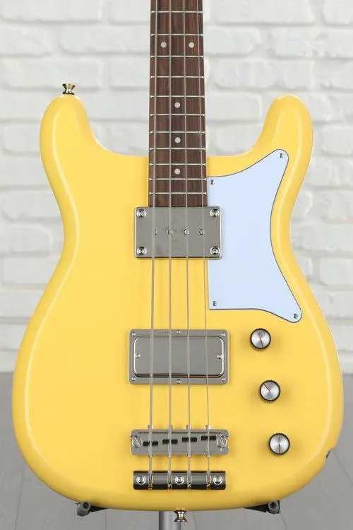 Epiphone Newport Electric Bass Guitar - Sunset Yellow
