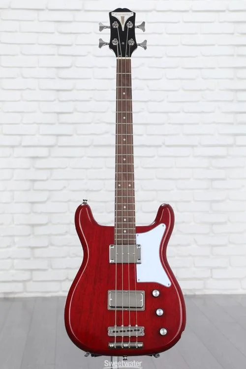  Epiphone Newport Electric Bass Guitar - Cherry