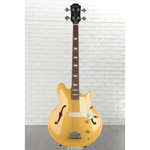  Epiphone Jack Casady Signature Bass - Metallic Gold