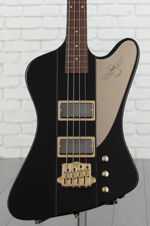 Epiphone Rex Brown Signature Thunderbird Electric Bass Guitar - Ebony