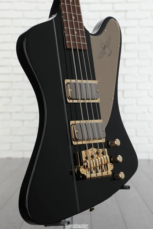  Epiphone Rex Brown Signature Thunderbird Electric Bass Guitar - Ebony