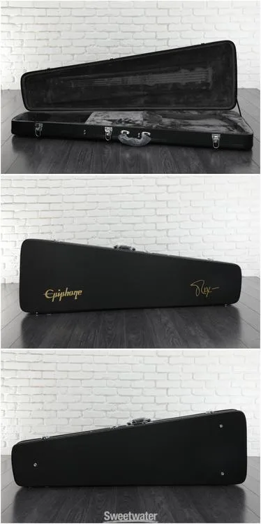  Epiphone Rex Brown Signature Thunderbird Electric Bass Guitar - Ebony
