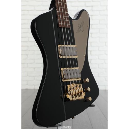  Epiphone Rex Brown Signature Thunderbird Electric Bass Guitar - Ebony