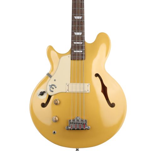  Epiphone Jack Casady Artist Series Signature Bass Left-handed - Metallic Gold