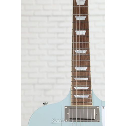  Epiphone 1963 Firebird V Electric Guitar - Frost Blue Demo