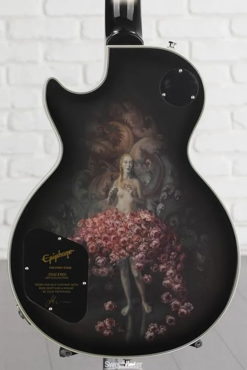  Epiphone Adam Jones Les Paul Custom Art Collection Electric Guitar - Julie Heffernan's 