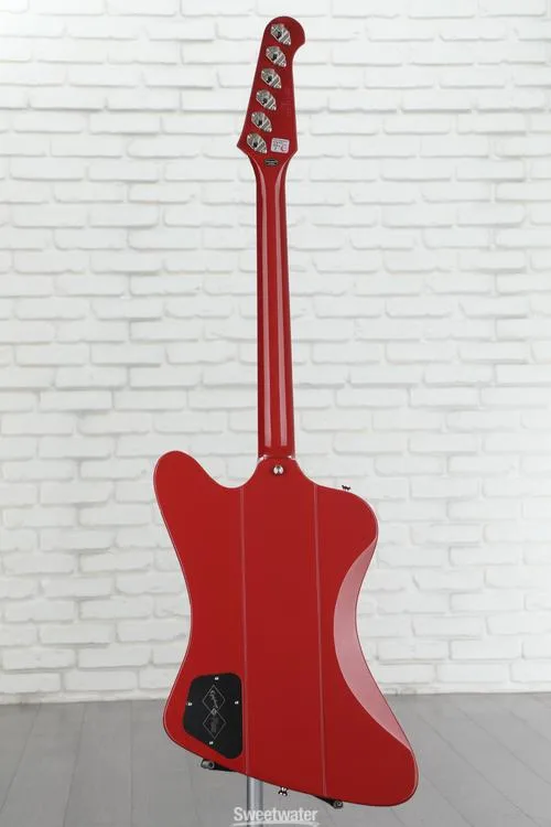  Epiphone 1963 Firebird V Electric Guitar - Ember Red Demo