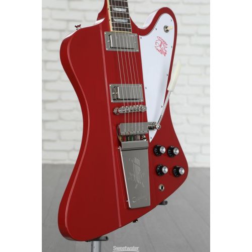  Epiphone 1963 Firebird V Electric Guitar - Ember Red Demo