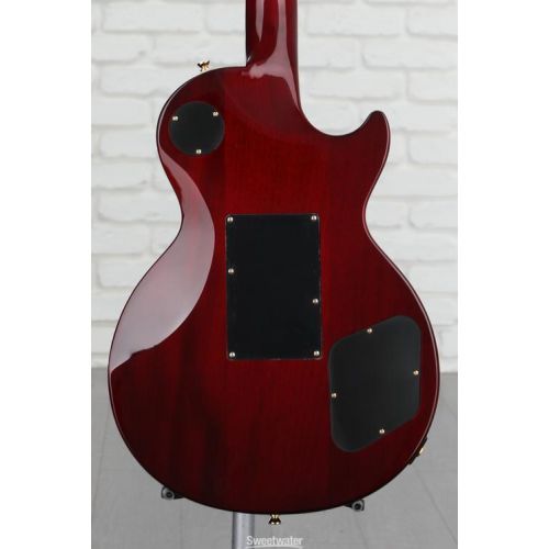  Epiphone Alex Lifeson Les Paul Custom Axcess Left-handed Electric Guitar - Ruby Demo