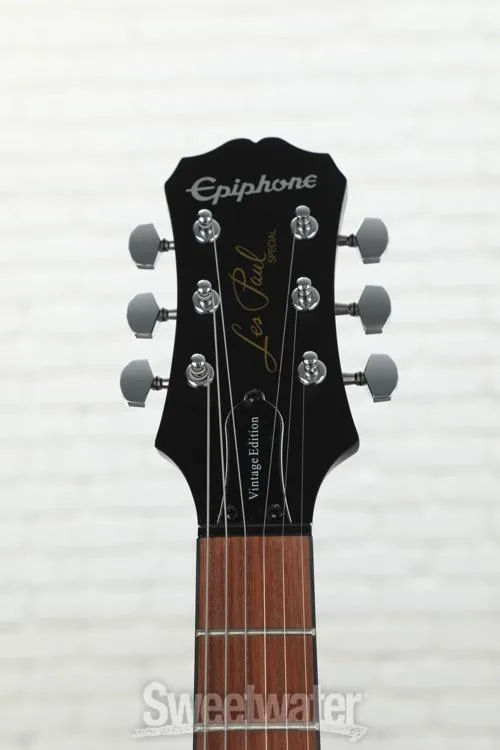  Epiphone Les Paul Special Satin E1 Electric Guitar - Vintage Worn Ebony