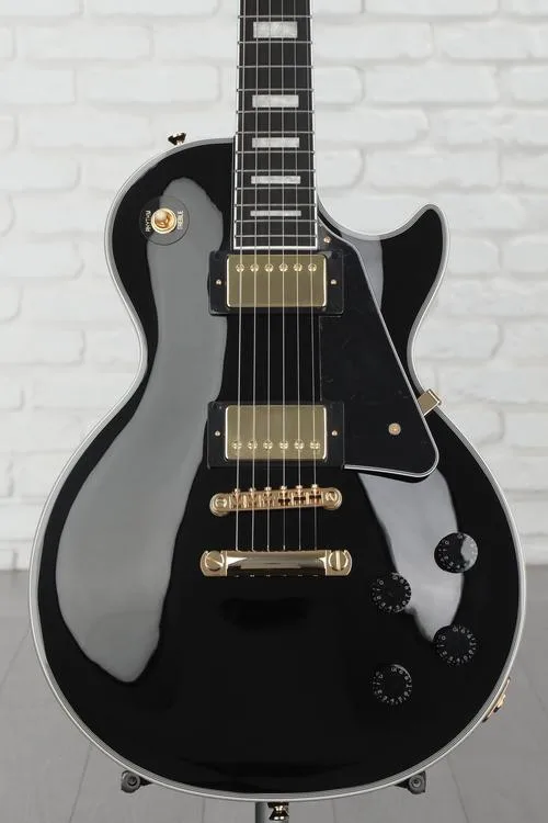 Epiphone Les Paul Custom Electric Guitar - Ebony Demo