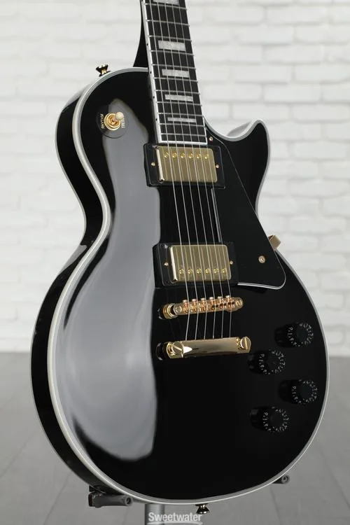  Epiphone Les Paul Custom Electric Guitar - Ebony Demo