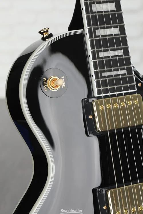  Epiphone Les Paul Custom Electric Guitar - Ebony Demo