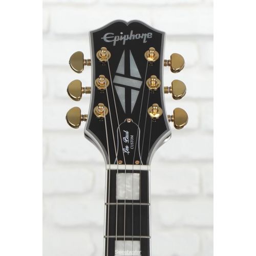  Epiphone Les Paul Custom Electric Guitar - Ebony Demo