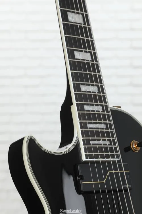  Epiphone 7-string Matt Heafy Les Paul Custom Origins Left-handed Electric Guitar - Ebony Demo