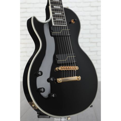  Epiphone 7-string Matt Heafy Les Paul Custom Origins Left-handed Electric Guitar - Ebony Demo