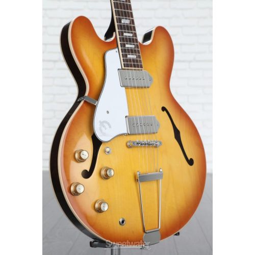  Epiphone USA Casino Left-handed Hollowbody Electric Guitar - Royal Tan