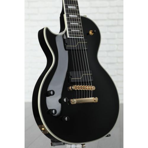  Epiphone 7-string Matt Heafy Les Paul Custom Origins Left-handed Electric Guitar - Ebony