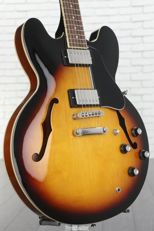  Epiphone ES-335 Semi-hollowbody Electric Guitar - Vintage Sunburst Demo