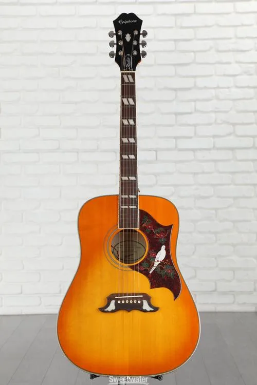  Epiphone Dove Studio Acoustic-electric Guitar - Violin Burst