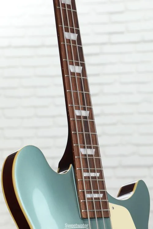  Epiphone Jack Casady Signature Bass - Faded Pelham Blue Demo