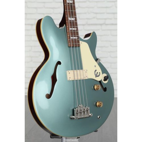  Epiphone Jack Casady Signature Bass - Faded Pelham Blue Demo