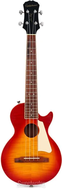  Epiphone Les Paul Acoustic/Electric Tenor Ukulele - Heritage Cherry Sunburst