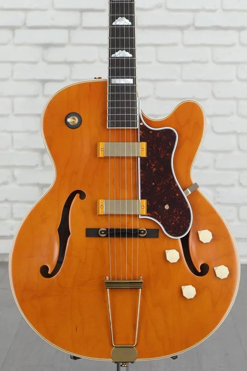 Epiphone 150th Anniversary Zephyr DeLuxe Regent Hollowbody Electric Guitar - Aged Antique Natural Demo