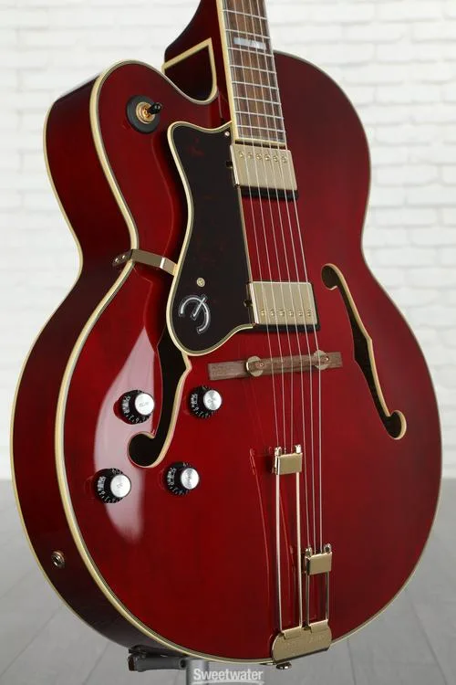  Epiphone Broadway Left-handed Hollowbody Electric Guitar - Wine Red