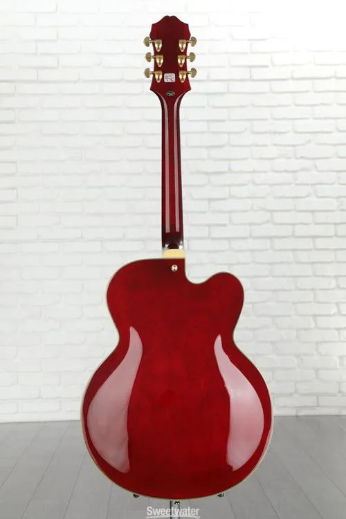  Epiphone Broadway Left-handed Hollowbody Electric Guitar - Wine Red