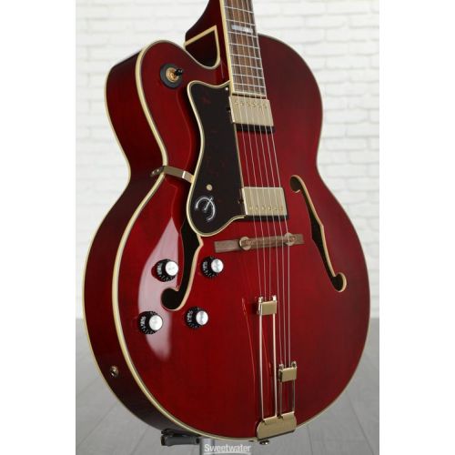  Epiphone Broadway Left-handed Hollowbody Electric Guitar - Wine Red