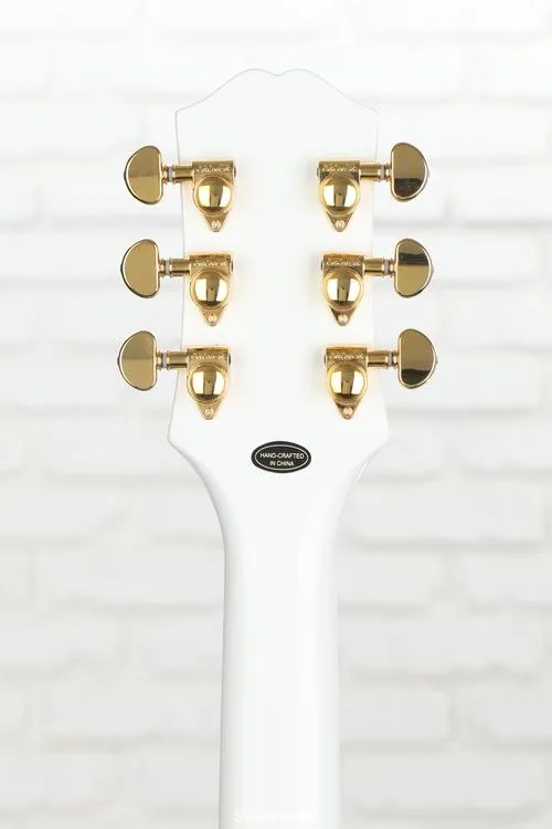  Epiphone Les Paul Custom Electric Guitar - Alpine White