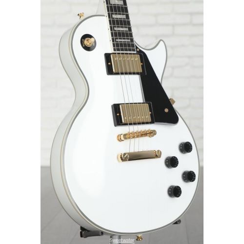  Epiphone Les Paul Custom Electric Guitar - Alpine White