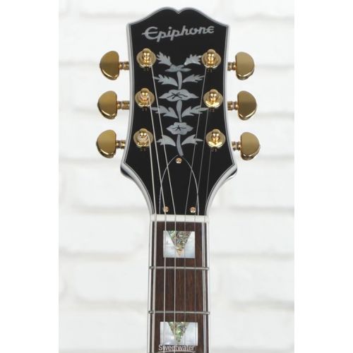  Epiphone Sheraton Frequensator Semi-hollowbody Electric Guitar - Viper Blue, Sweetwater Exclusive