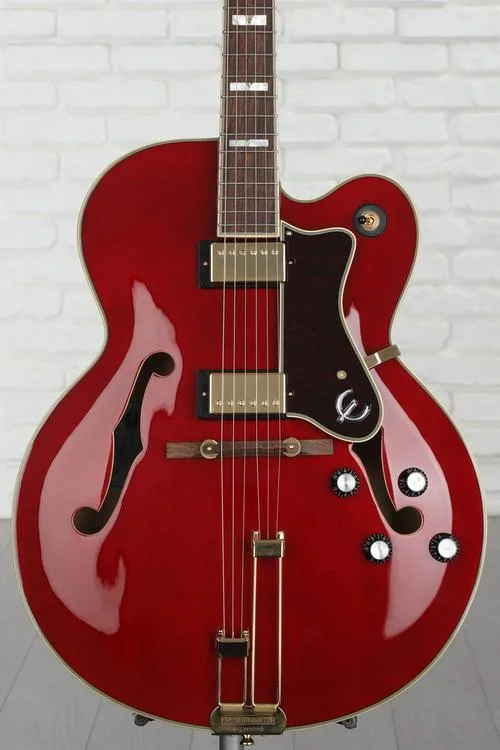 Epiphone Broadway Hollowbody Electric Guitar - Wine Red Demo