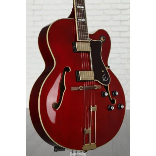  Epiphone Broadway Hollowbody Electric Guitar - Wine Red Demo