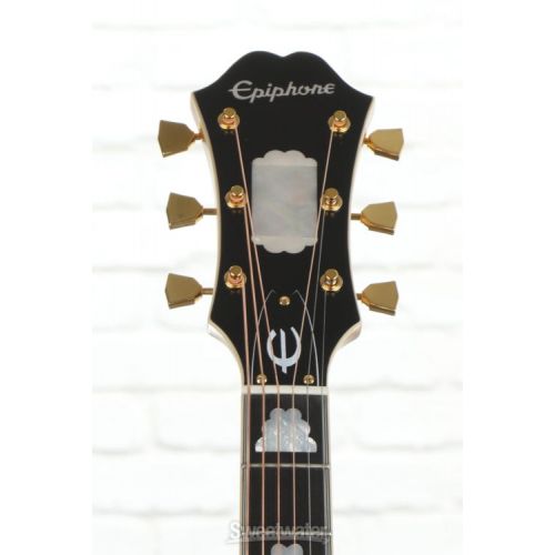  Epiphone Masterbilt Excellente Acoustic-electric Guitar - Antique Natural Aged Gloss