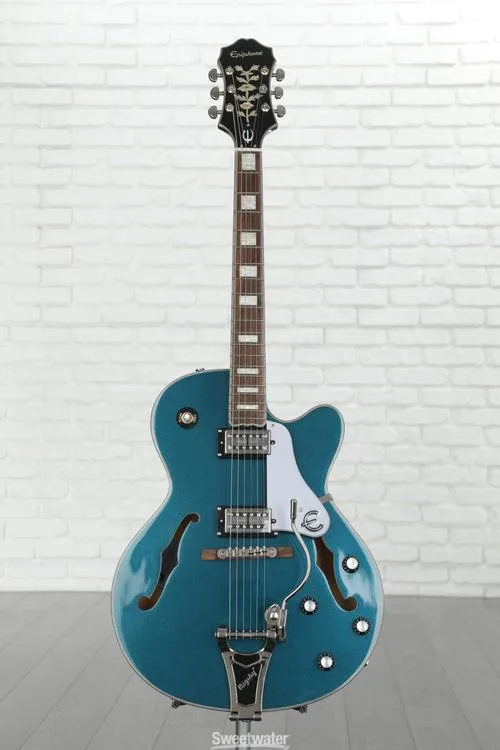  Epiphone Emperor Swingster Hollowbody - Delta Blue Metallic