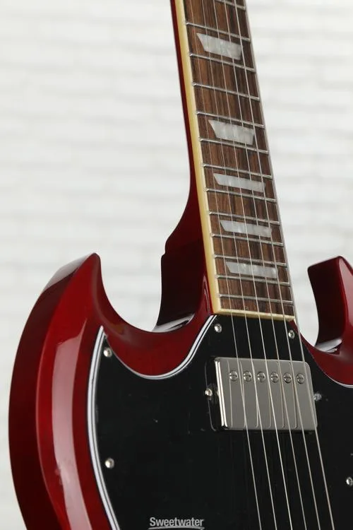  Epiphone SG Standard Left-handed Electric Guitar - Cherry Demo