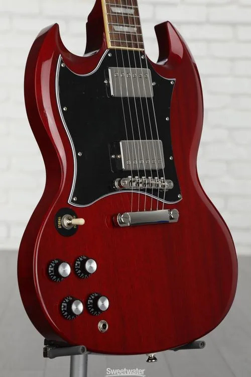  Epiphone SG Standard Left-handed Electric Guitar - Cherry Demo