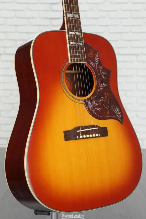 Epiphone Hummingbird Acoustic Guitar - Aged Cherry Sunburst Gloss Demo