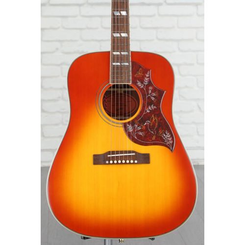  Epiphone Hummingbird Acoustic Guitar - Aged Cherry Sunburst Gloss Demo