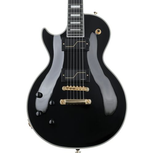  Epiphone Left-handed Matt Heafy Les Paul Custom Origins Electric Guitar - Ebony