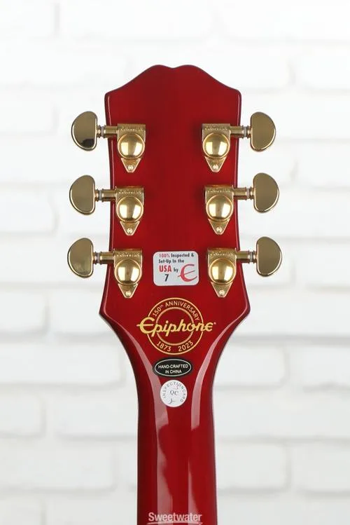  Epiphone 150th Anniversary Sheraton Semi-hollowbody Electric Guitar - Cherry